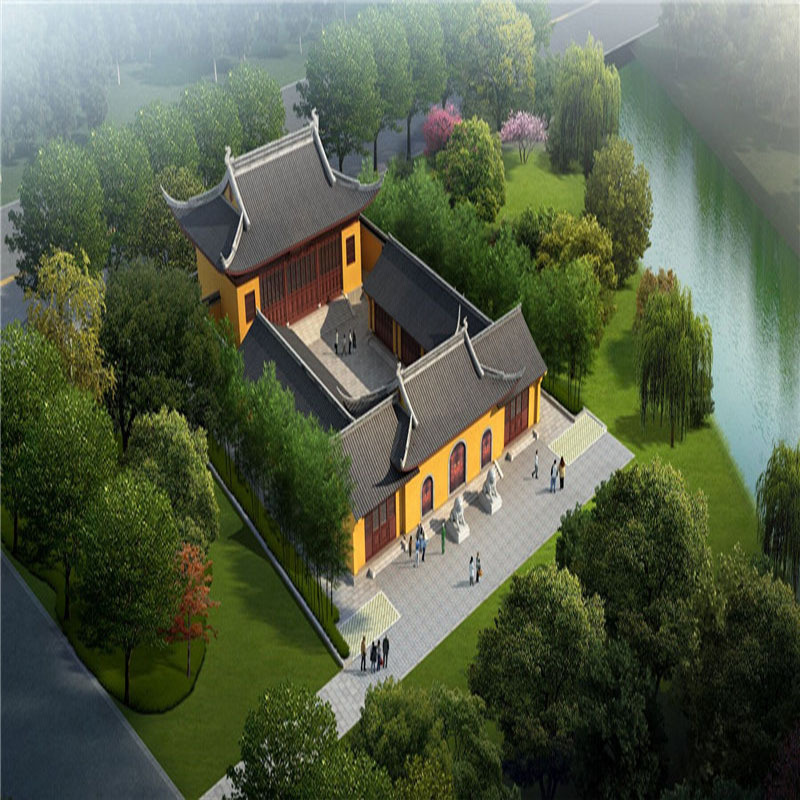 建筑工程承包公司寺廟建筑燒香拜佛寺廟景區寺廟古建園林建筑